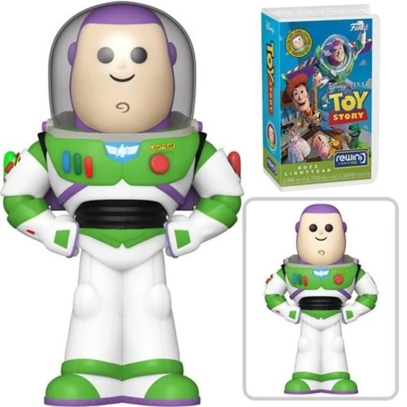 Buzz Lightyear Funko Rewind Vinyl Figure -New Sealed in Box with Chance of Chase - Picture 1 of 9